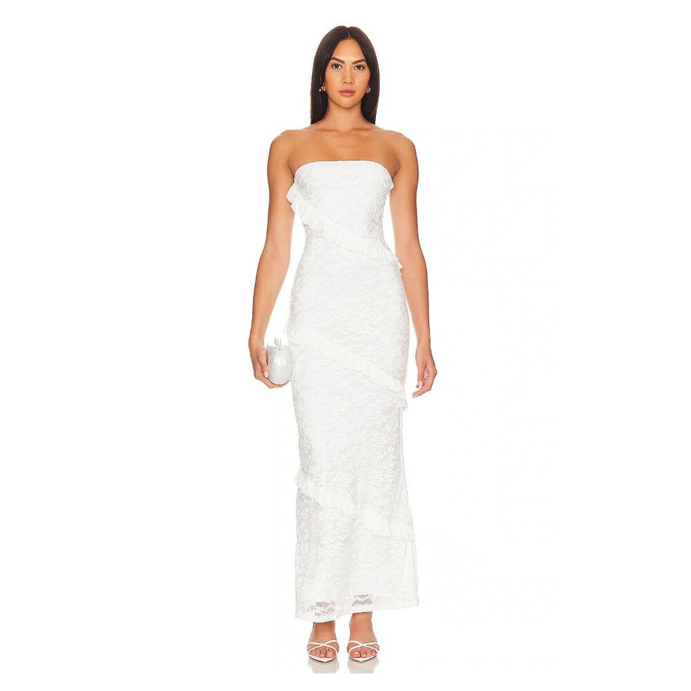 REVOLVE White Maxi Dress